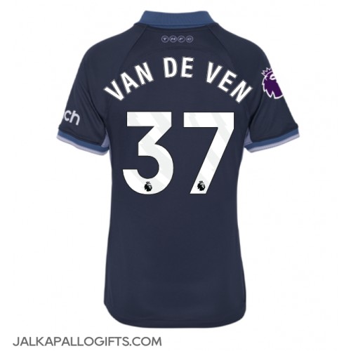 Tottenham Hotspur Micky van de Ven #37 Vieraspaita Naiset 2023-24 Lyhythihainen